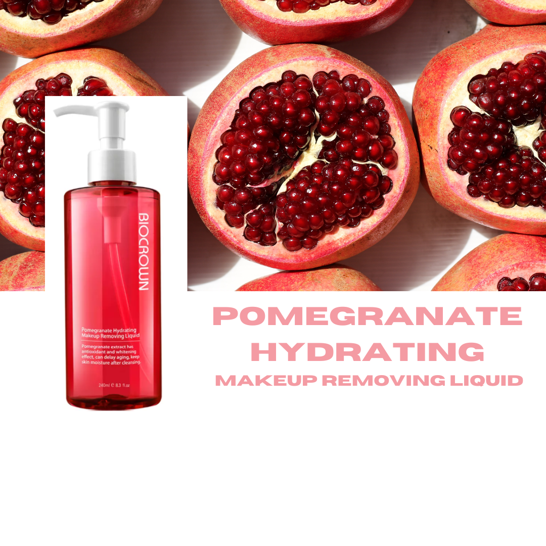 Granateple fuktighetsgivende sminkefjernende væske